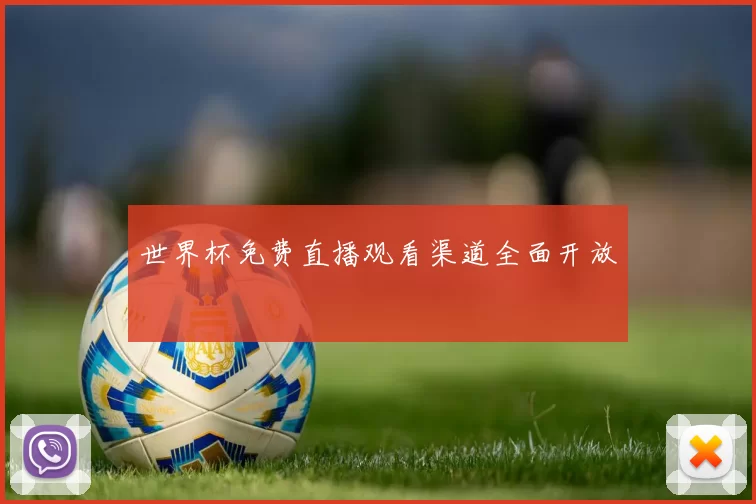 世界杯免费直播观看渠道全面开放